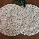 White Black Beaded Placemats, Set of 4/6/10 Handmade Beaded Table Mats, Charger, Centre Piece.