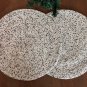 White Black Beaded Placemats, Set of 4/6/10 Handmade Beaded Table Mats, Charger, Centre Piece.