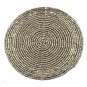 Grey Coasters,Set of 6 , Handmade Beaded Coasters, Decorative Coasters, Gift for her
