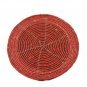 Red Coasters, Set of 6, Handmade Beaded Coasters, Decorative Coasters, Gift for her