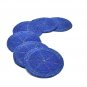 Royal Blue Coasters, Set of 6, Handmade Beaded Coasters, Decorative Coasters, Gift for her