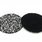 Set of 6 White Black Beaded Coasters, Handmade Beaded Coasters, Decorative Coasters