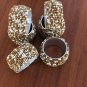 Gold White Beaded Napkin Rings, Set of 6/8/10/12, Beaded Napkin Rings, Housewarming Gift Set