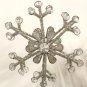 Christmas Tree Topper, Snowflake Silver Tree Topper, Snowflake Star Tree Topper