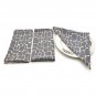 Set of 4 Abstract Crepe Napkin, Dinner Napkins, Crepe Napkins, Large Dinner