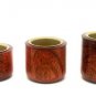 Set of 3 Wooden Tea Light Holders, Table Top Votive, Home Decor, Christmas Gift.