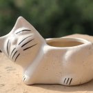Ceramic Planters, Outdoor Garden Planter, Indoor Ceramic Pot, Cute Cat Ceramic Planter.