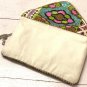 Off White Beaded Evening Clutch Bag, Wedding Clutch, Party Clutch Bag, Fashion Bags.