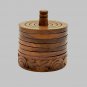 Set of 6 Wooden Coasters, Coasters in Wood Stack, Farm house Kitchen Coasters