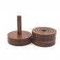 Set of 6 Wooden Coasters, Coasters in Wood Stack, Farm house Kitchen Coasters