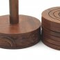 Set of 6 Wooden Coasters, Coasters in Wood Stack, Farm house Kitchen Coasters