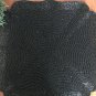 Beautiful Beaded Placemat 1 Piece for Dining Table (Black Flower Design) 14'' inch