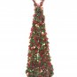 Set of 2 Christmas Tree ,Beaded Tree, Red & Green Beaded Tree, Christmas Gift, Home Decor