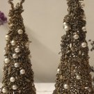 Christmas Tree ,Beaded Tree, Copper Beaded Tree, Christmas Gift,, Home Decor