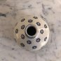 Ceramic Floral and Polka Dot Vase, Aesthetic and Maximalist Home Decor.