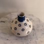 Ceramic Floral and Polka Dot Vase, Aesthetic and Maximalist Home Decor.