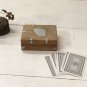 Handmade Classic Wooden Playing Card Holder, Deck Box Storage Case, Playing Cards Wooden Box.