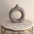 Ceramic Flower Vase Minimalist, Modern Home Decor, Patio, Living Room White Flower Vase