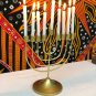 Traditional Antique Style Classic Candle holder, Hanukkah Menorah 12.5" Tall Graceful Style