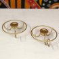 Modern Glowing Candlestick Holders, Golden Round Candle Plate, Candle Holder for Wedding