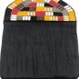 Multi Colored Evening Clutch Bag, Handmade Designer Wedding Gift Clutch Bag
