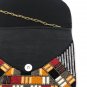 Multi Colored Evening Clutch Bag, Handmade Designer Wedding Gift Clutch Bag