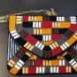 Multi Colored Evening Clutch Bag, Handmade Designer Wedding Gift Clutch Bag