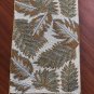 Holiday Christmas White Green Table Runner Dining Festive Party Table Décor