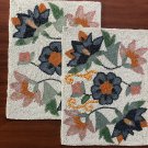 Handmade Set Of 4 Beaded Charger Placemats, Dining Festive Party Table Décor 14 inch Rectangle