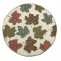 Beaded Charger, Table Décor 14 inch Round- Multi colored, Set of 4 Placemats