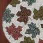 Beaded Charger, Table Décor 14 inch Round- Multi colored, Set of 4 Placemats