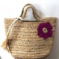 Jute Tote Bag , Bride Bag , Beach Bag , Bridesmaids Bag, Shoulder Bag