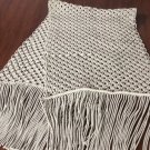 Handmade Macrame Table Runner, Holiday Christmas Table Runner Dining Festive Party Table Décor