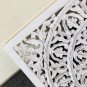 Mandala Wooden Floral Wall Hanging, 24" Floral Living Room Wall Decor