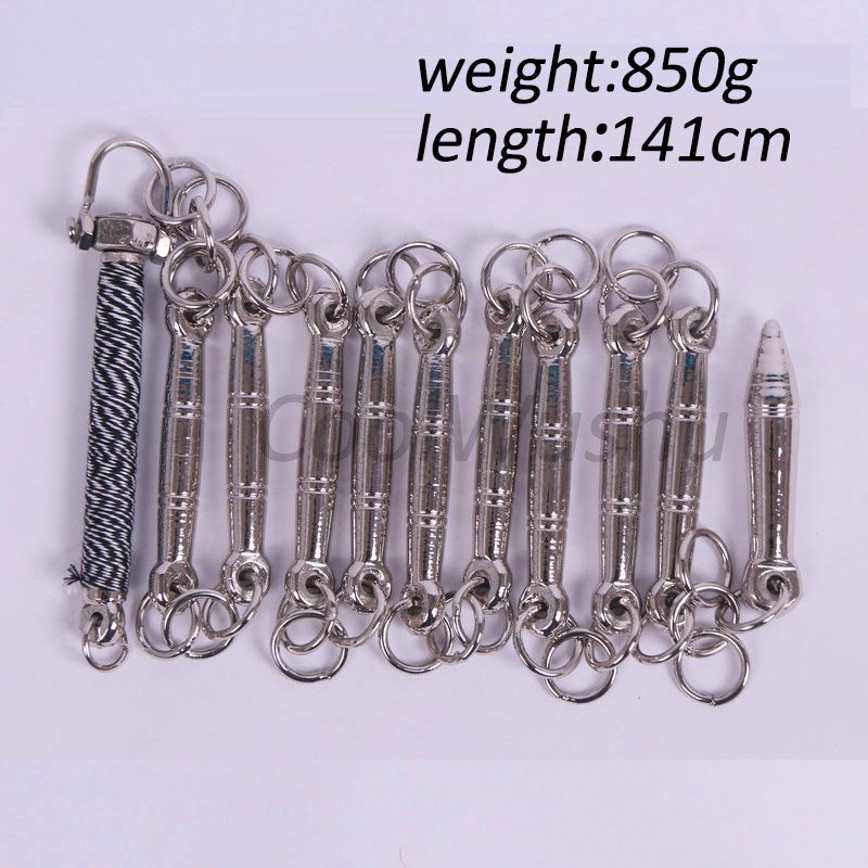Nine-Section Whip Steel Whip Electroplated Steel Whip Practice Children's Compet