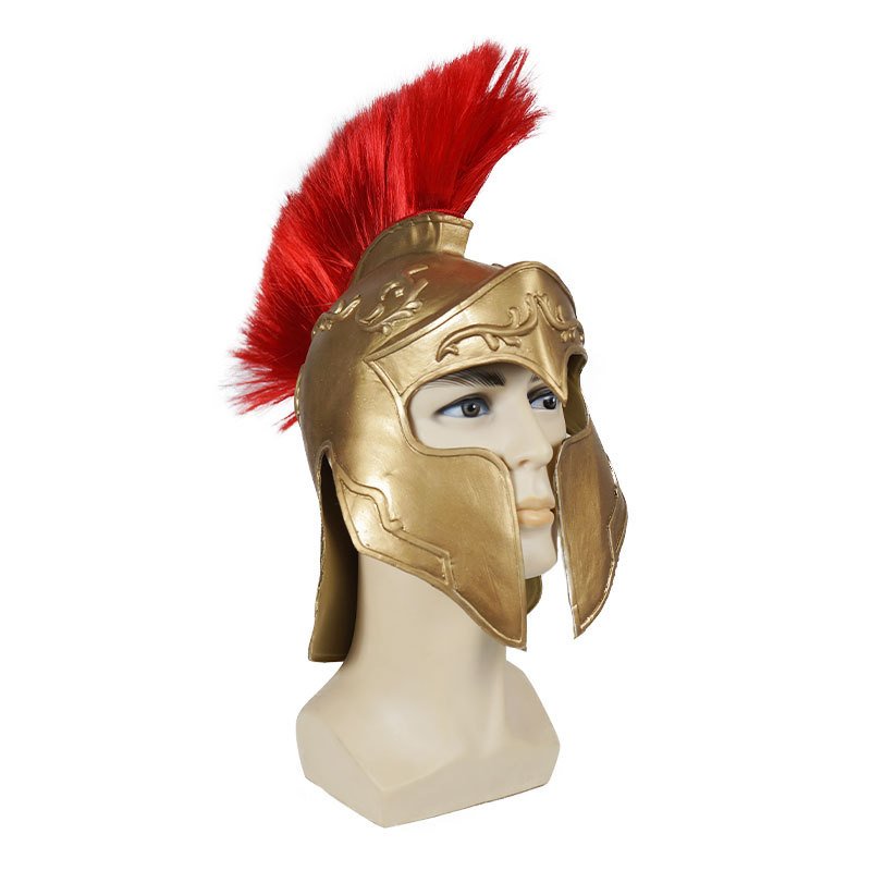 Helmet Ancient Greek Hero of Sparta Cosplay Men's Spartan Warrior Headgear