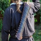 Medieval Steampunk Archery Arrow Holder Bag Leather Back Holster Belt Quiver