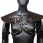 Handmade Steampunk Shoulder Arm Armor  Medieval Viking Knight Cosplay Costume Accessory Leather