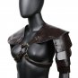 Handmade Steampunk Shoulder Arm Armor  Medieval Viking Knight Cosplay Costume Accessory Leather