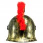 Plastic Helmet Golden  Medieval Armour King Roman Helmet Warrior Headwear Halloween