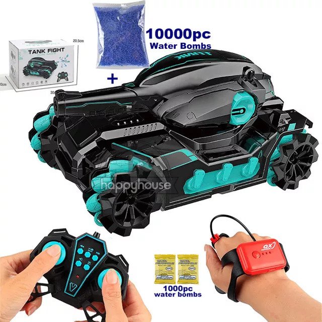 Remote Control Tank for Children Water Bomb Tank Toy Electric Gesture Remote Control Car RC Tank