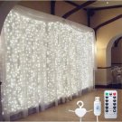 300 LED Curtain String Light Garland Wedding Decor Table Bachelorette Christmas New Year Festoon