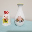 Vintage Ziggy Vase 1972 And Bell 1980