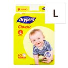 Drypers Classic Disposable Diaper L 9-14kg 60Pcs{ N. price usd119.60....30%}