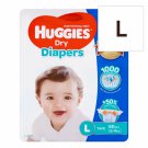 Huggies Dry Diapers Tape L 9-14kg 60pcs{ N. price usd 127.40...30% }