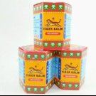 3x30g Tiger Balm Red Relief Muscular Aches Pain Sprains Ointment Massage{N. price usd 84.50...30% }
