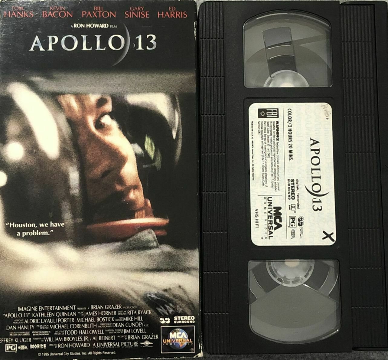Apollo 13 (VHS, 1995) Kevin Bacon Tom Hanks