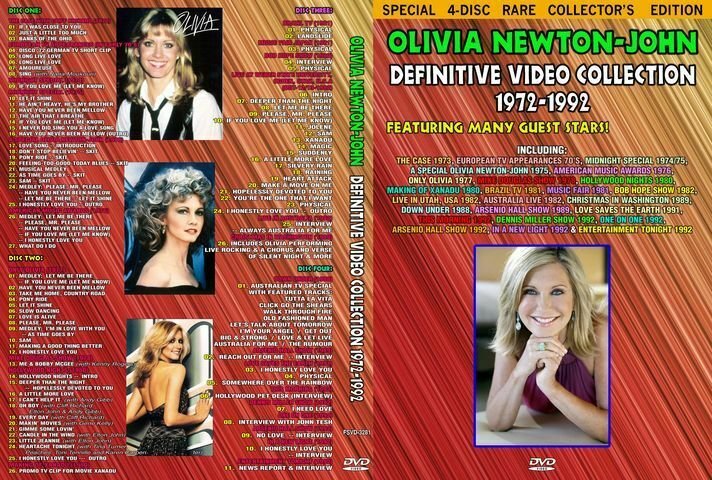 OLIVIA NEWTON-JOHN DEFINITIVE COLLECTION 1972-1992 DVD (manufactured on demand)