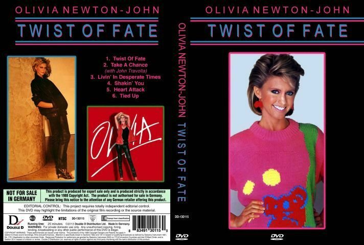 Twist Of Fate Movie Olivia Newton John Olivia Newton John Twist Of Fate movie DVD Manufactured on Demand 1982