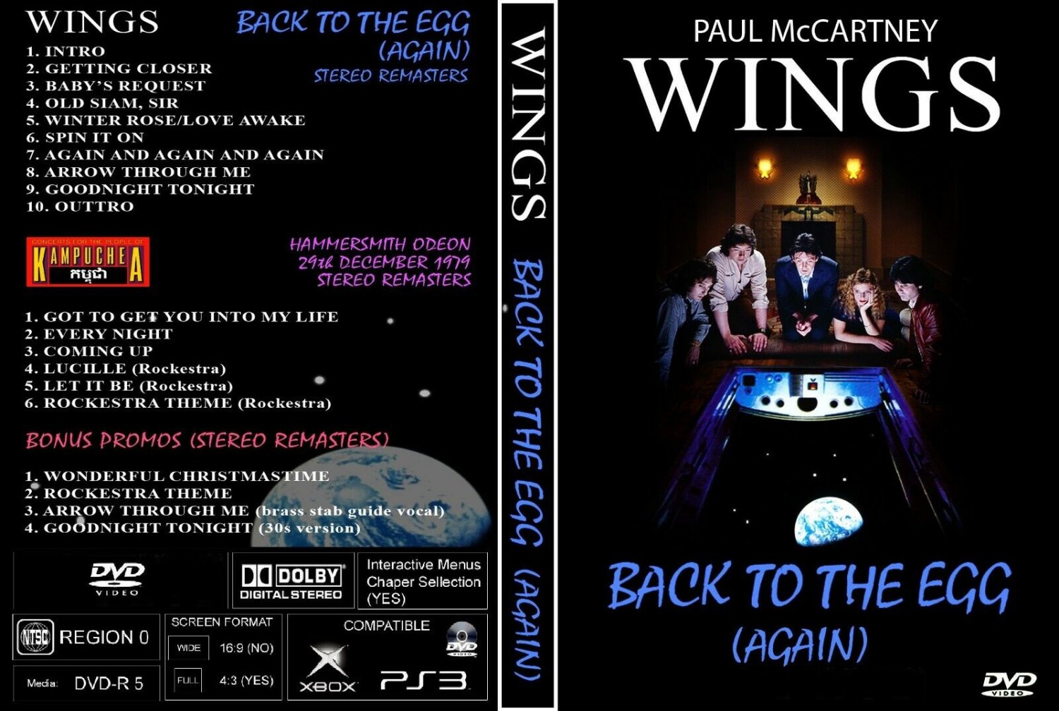 Paul McCartney - Back to the Egg 1979 DVD (Manufactured on Demand) + Bonus DVD